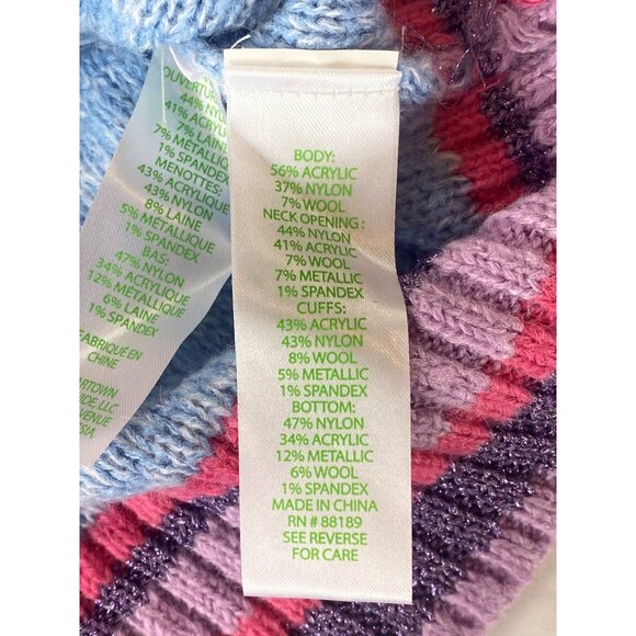 NWT Lilly Pulitzer $168 Verna Sweater W’s XXS Blue Pink - Picture 16 of 17